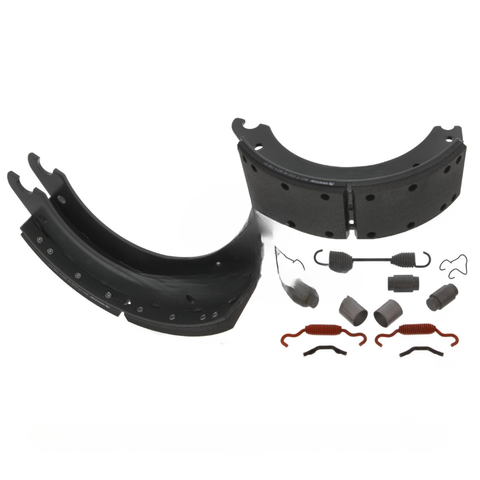 TDA XKW3124702QP 2 REMAN BRAKE SHOES AND HARDWARE KIT