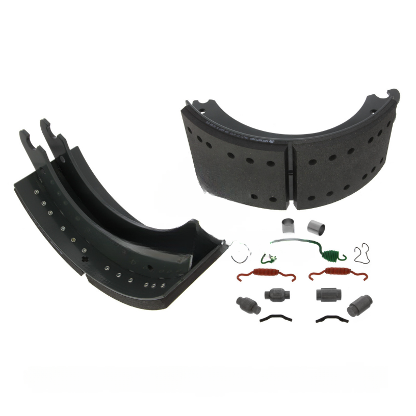 TDA XKW3124715QP 2 REMAN BRAKE SHOES AND HARDWARE KIT