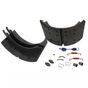TDA XKW3124718QP 2 REMAN BRAKE SHOES AND HARDWARE KIT