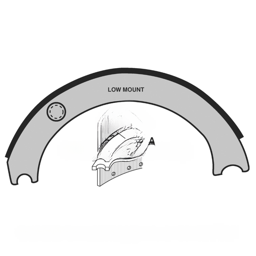 TDA XSEG4311E REMAN BRAKE SHOE