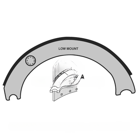 TDA XSEG4311E REMAN BRAKE SHOE