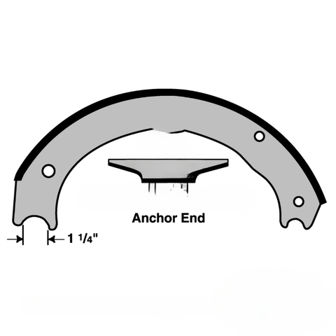 TDA XSMA3124726ES REMAN BRAKE SHOES