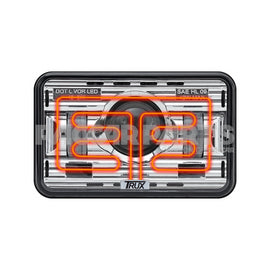 TLED-H12 4X 6 Led Proj HeadlightLow BeamHeat