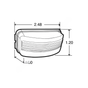 TL  15205 LAMP-LED,LICENSE,MODEL 15, CLEAR,12 V