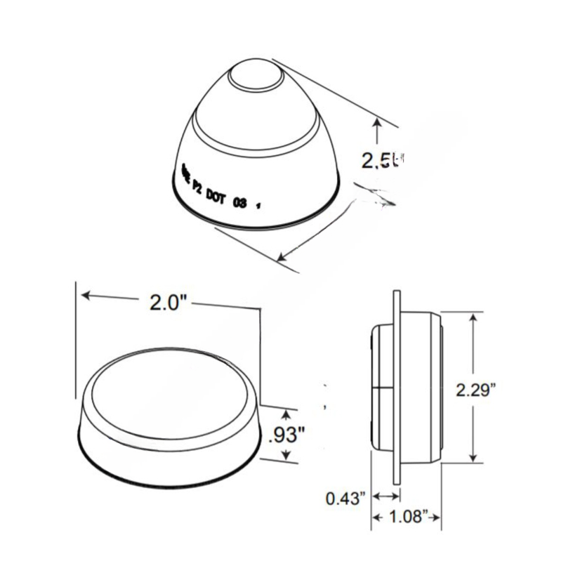 TL  3071 LMP-SS3051 W/ GRAY FLANGE
