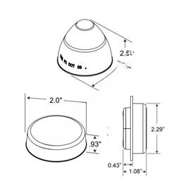TL  3071 LMP-SS3051 W/ GRAY FLANGE