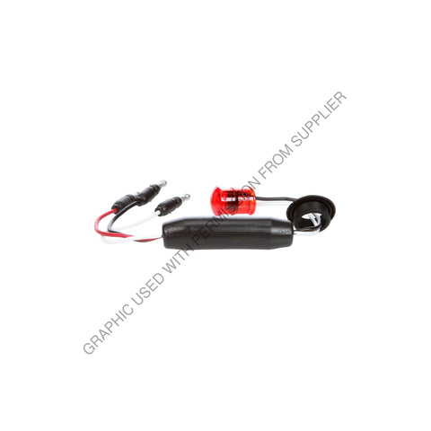 TL  33204R LAMP-3 WIRE, P2, RED, 12V, 33725