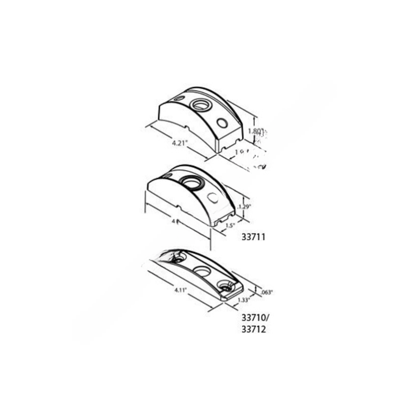 TL  33711 BRKT-MDL 33 LOW PROFILE