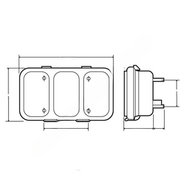 TL  45740 3 LAMP MODULE WITH