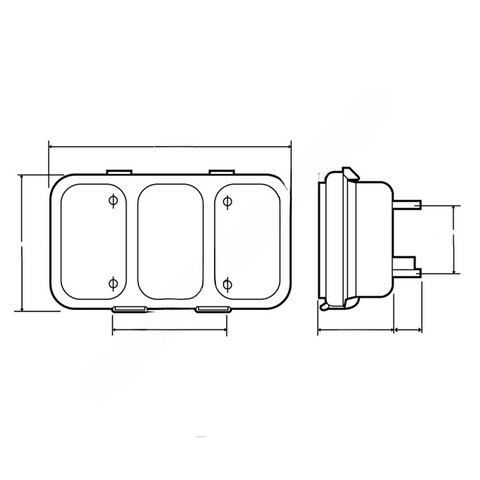 TL  45741 3 LAMP MODULE WITH