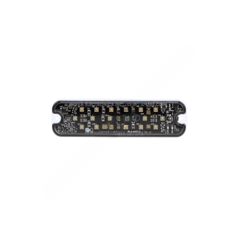 TL  92872C 5X1.5 WARNING LED, LOW PROFILE, CLEAR