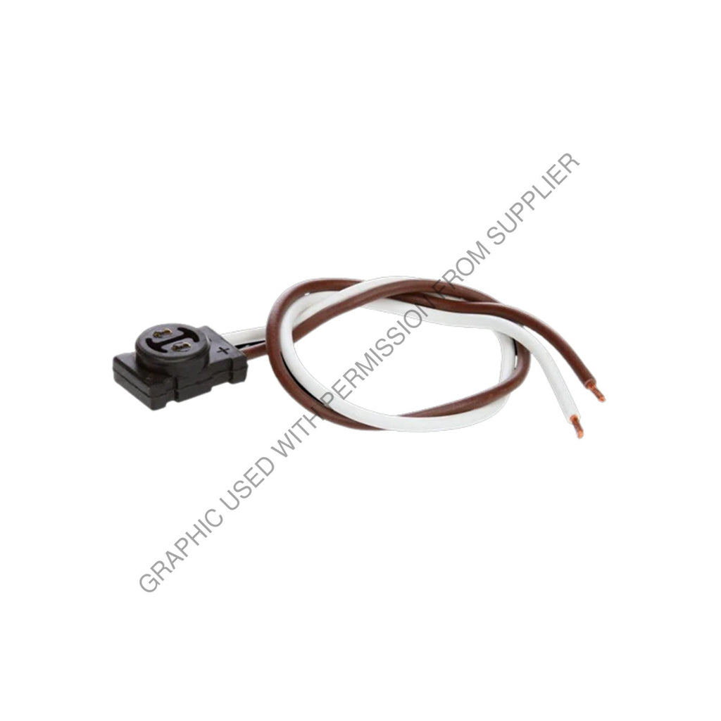 TL  94237 PIGTAIL LED 16 GA BROWN 11IN./WHITE 11IN