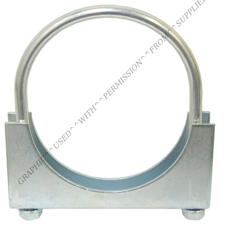 TTM MUC25R MUFFLER CLAMP SADDLE, 2-1/2"
