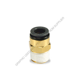 VEL 016110 CONNECTOR MALE 1/8