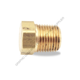 VEL 017057 BRASS HEX HD PLUG 1/