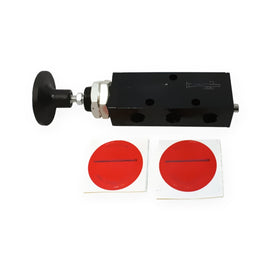 VEL 320175 VALVE-4 WAY PUSH-PULL NON-HOLDING