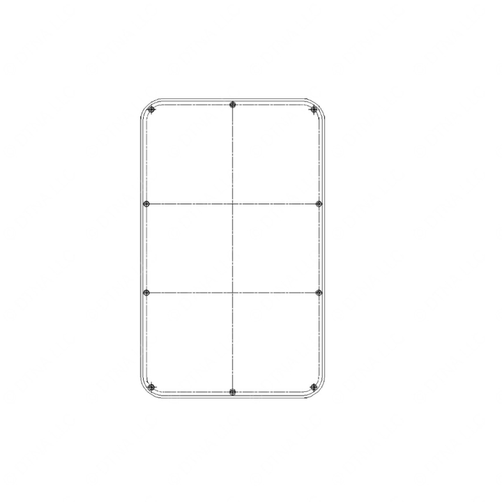 W18-00176-004 ASSY-CURT WNDW SD LOWER FLH