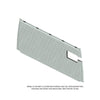 W18-00728-010 UPHOLSTERY-BACKWALL,LOWER,54 INCH,STRATO