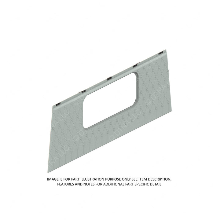 W18-00744-003 UPH-BACKWALL,LOWER,40IN,STARLITE,WINDOW