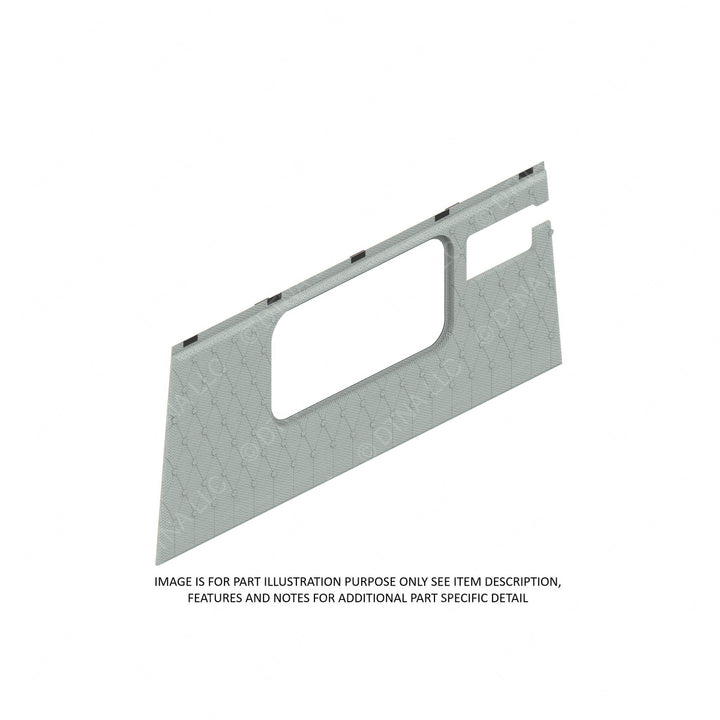 W18-00744-005 UPH-BACKWALL,LOWER,54IN,STARLITE,WINDOW