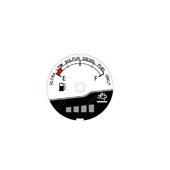 W22-00009-037 GAUGE-FUEL LEVEL,POL,X
