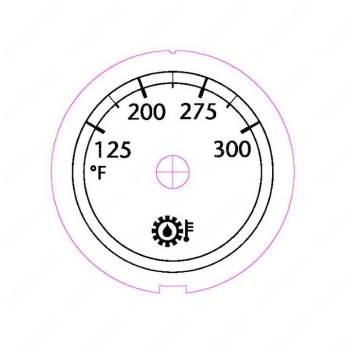 W22-00011-036 GAUGE-TRANS TEMP,POL