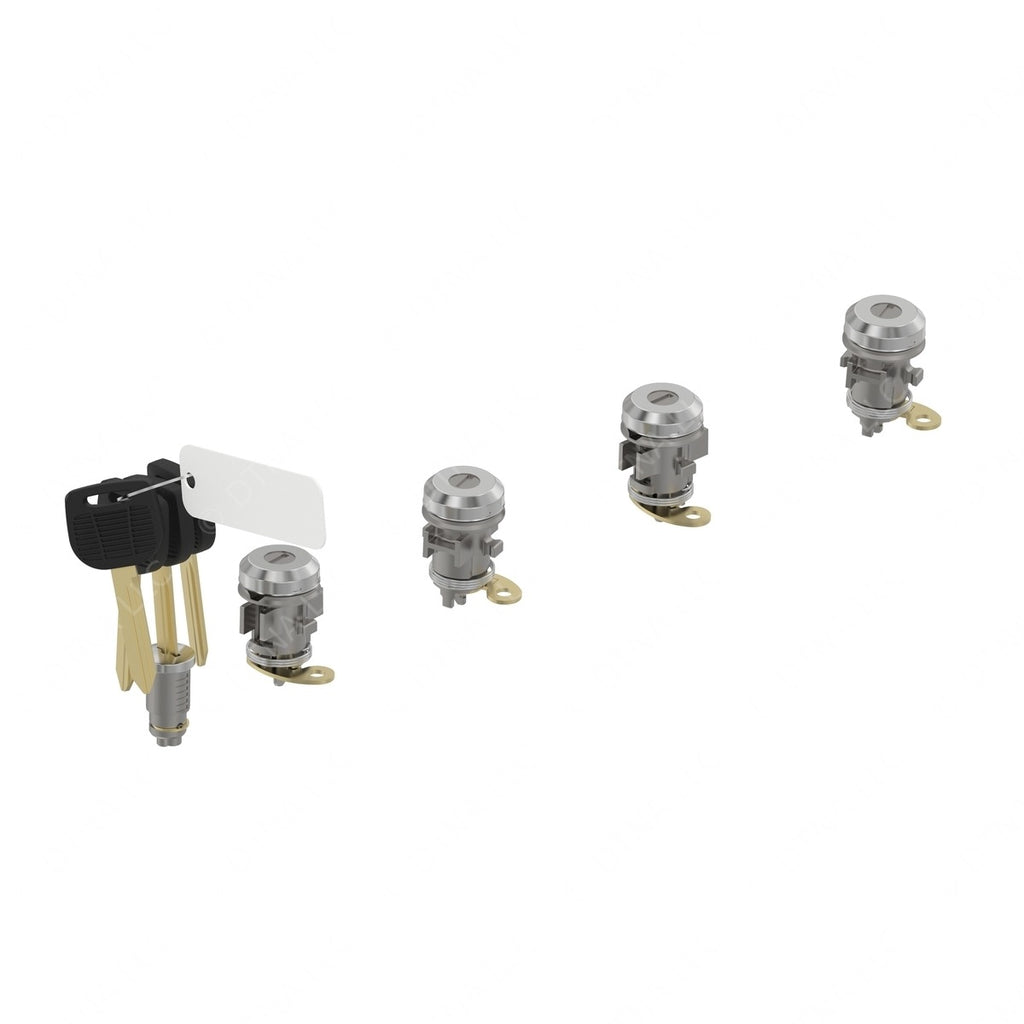 W22-00080-011 M2 4DR LOCKSET,4 KYS,1001-1500