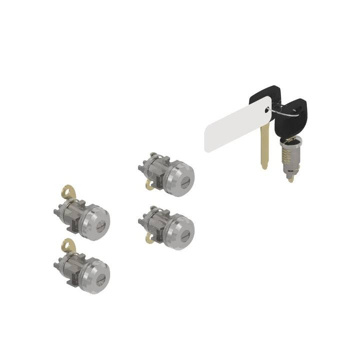 W22-00084-007 M2 4DR LOCKSET,2 KYS,1001-1500