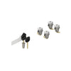W22-00085-005 M2 4DR LOCKSET,3 KYS,1001-1500
