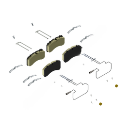 WAB 640 250 921 2 KIT-BRAKE PAD
