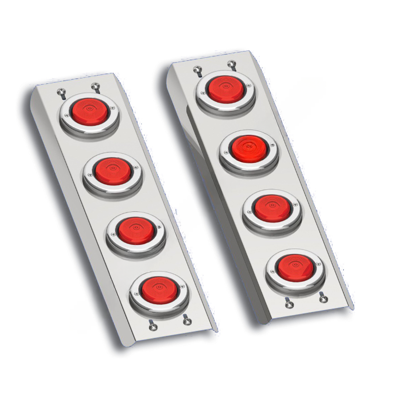 WBP WSLM247 BAR, A/C LIGHT, REAR STRAP CENTERS