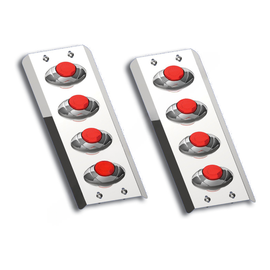 WBP WSS254 BAR, A/C LIGHT, REAR 4900FA 123IN BBC