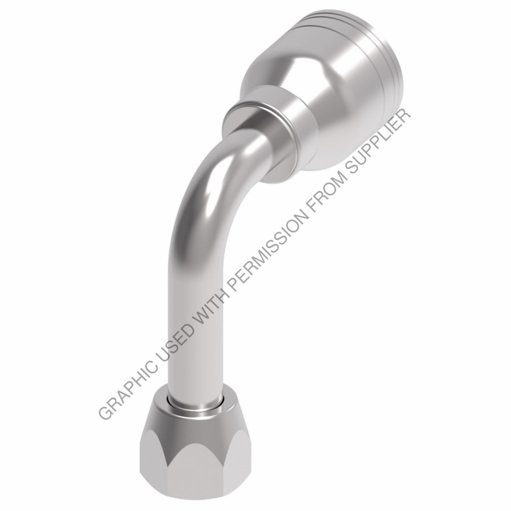 WH  08Z 648 37(JIC)FEMALESWIVELLONGDROP90TUBEELBOW(E