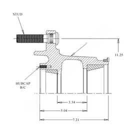 WWD 25401 0T 2540 ABS AY W/CUPS ONLY