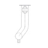 WWS 20406-3481 PIPE, RAD OUTLET