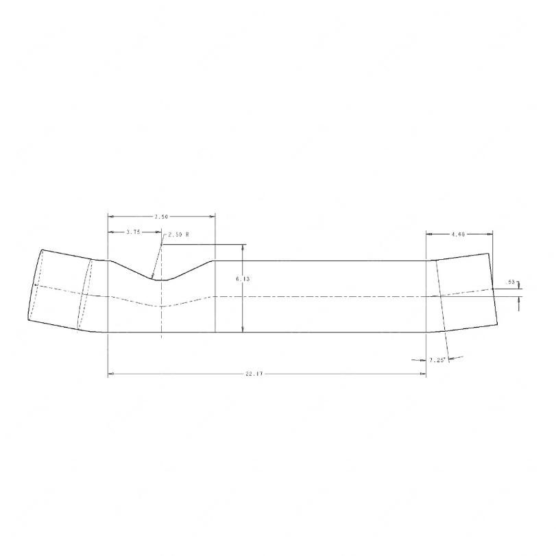 WWS 23530-3422 PIPE,TURBO LOWER M11