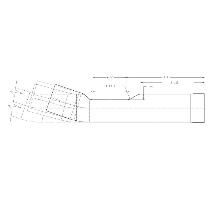 WWS 23530-3581 PIPE,TURBO LOWER