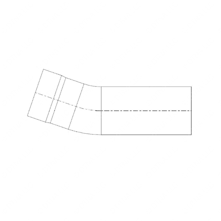WWS 23530-3584 PIPE,LOWER TURBO 340
