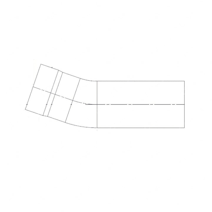 WWS 23530-3592 PIPE,EXHAUST ELBOW 8