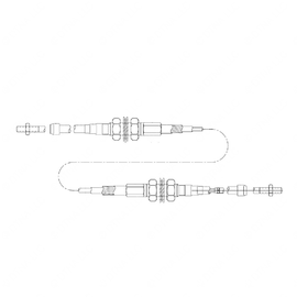 WWS 31215-3507-72 CABLE,AUX SHIFT 72
