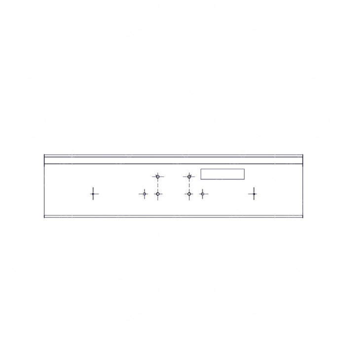 WWS 41106-3449 CROSSMEMBER, EOF TAPE