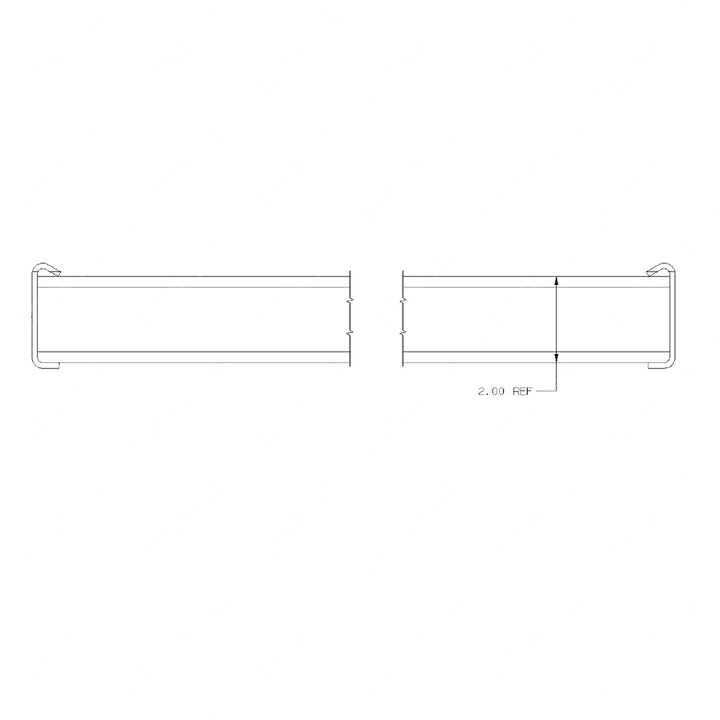 WWS 45001B3473-63.2 STEP-BATT BOX BARE CVR