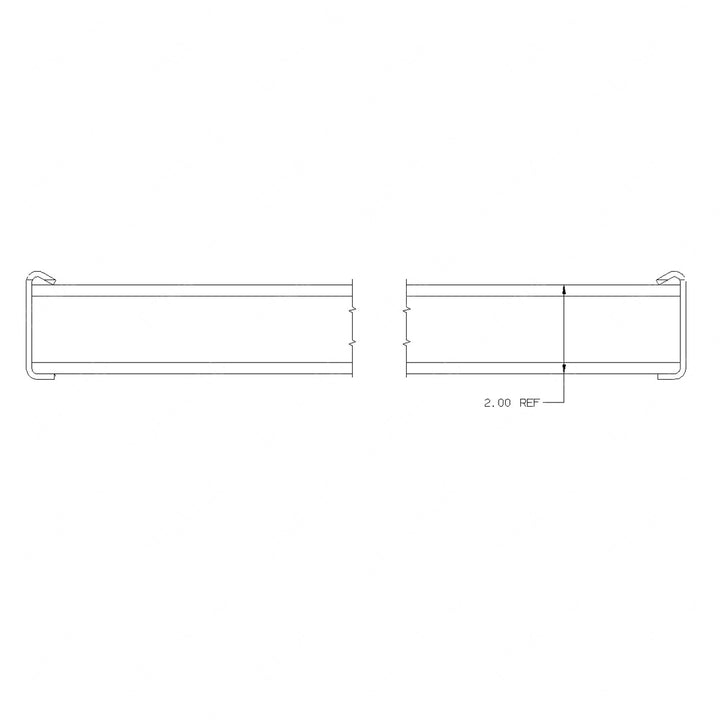 WWS 45001P3473-46.5 STEP-BATT BOX PLSHD CVR