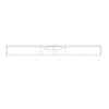 WWS 46003F3484 BUMPER, LOGGER RECT S
