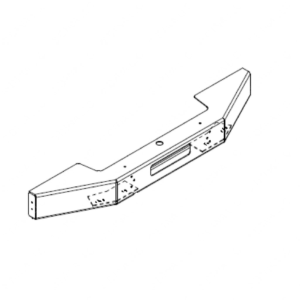 WWS 46010F3553 BUMPER LOG UPR 69SX
