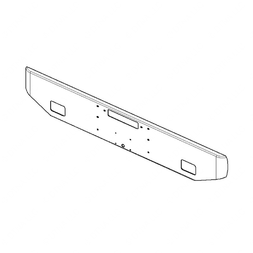 WWS 46013C3505 BUMPER, D/S CHROME