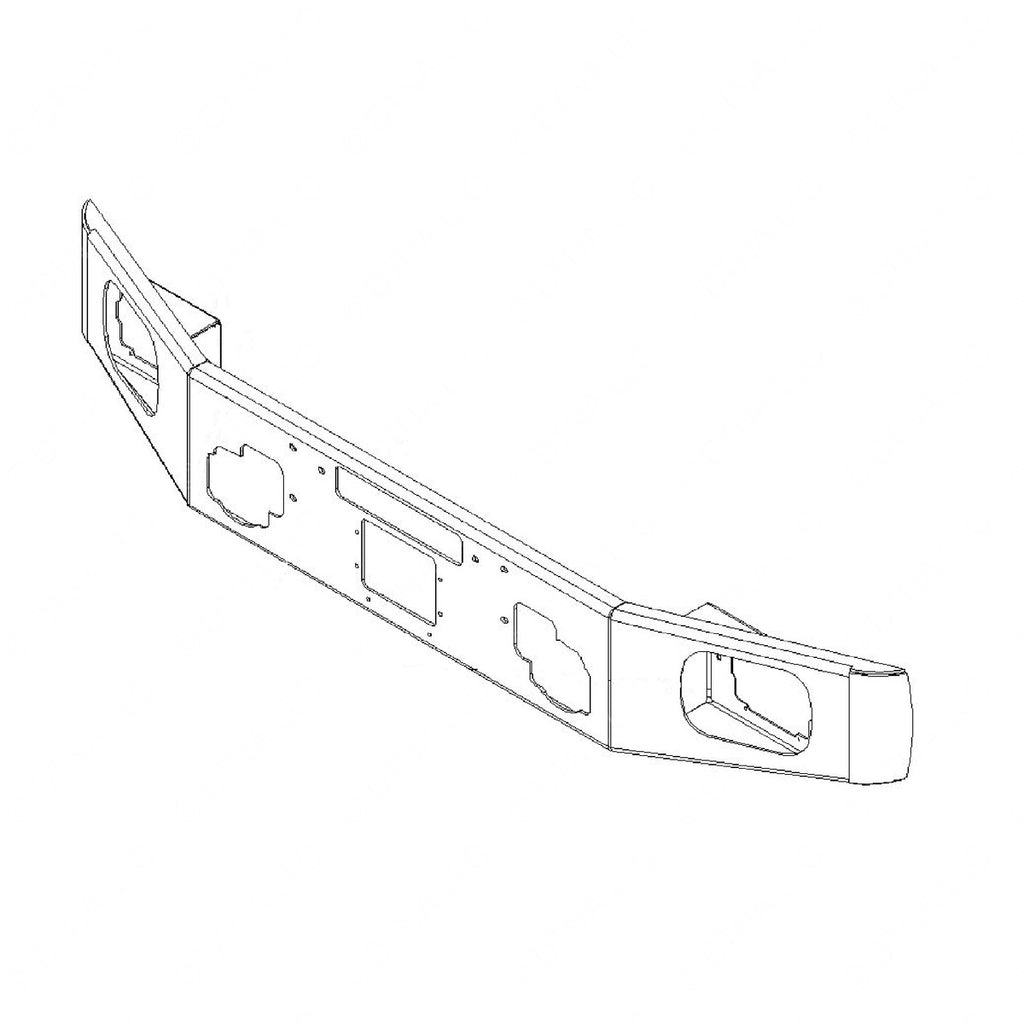 WWS 46013P3543 BUMPER, DEEP SECTION