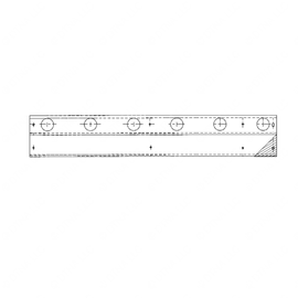 WWS 50423A7167L CAB SKIRT LH 45.75 IN NO LITES