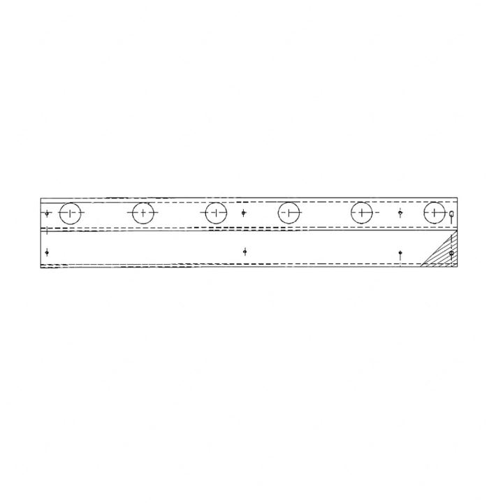 WWS 50423A7168L CAB SKIRT LH 45.75 IN NO LITES