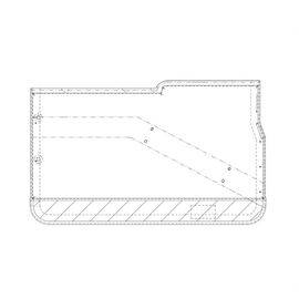 WWS 53302M3559DD LH DOOR DAKOTA W/PO